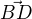 $\vec{BD}$