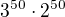 $3^{50}\cdot 2^{50}$