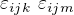 $\varepsilon _{ijk}� \varepsilon _{ijm}$