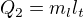 $Q_{2}=m_{l}l_{t}$