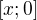 $[x;0]$