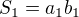 $S_1=a_1b_1$