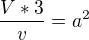 kopírovat do textarea $\frac{V*3}{v}=a^{2}$