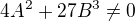 $4A^2+27B^3\neq0$
