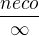 $\frac{neco}{\infty}$