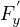 $F^{'}_{y}$
