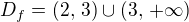 kopírovat do textarea $D_f=(2,\,3)\cup(3,\,+\infty)$