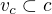 $v_{c}\subset c$