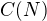 $C(N)$