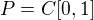 $P=C[0,1]$