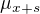 $ \mu_{x+s}$