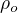 $\rho_o$