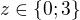 kopírovat do textarea $z\in\{0;3\}$