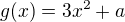 kopírovat do textarea $g(x)= 3x^2+a$