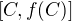 $[C,f(C)]$