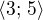 $\langle 3;\,5 \rangle$