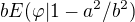 $bE(\varphi|1-a^2/b^2)$