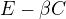 $E-\beta C$
