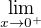 $\lim_{x \to 0^+}$