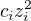 $c_i z_i ^2$