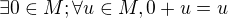 kopírovat do textarea $\exists 0\in M;\forall u\in M,0+u=u$