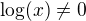 kopírovat do textarea $\log(x) \ne 0$