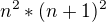 $n^{2}*(n+1)^{2}$