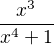 kopírovat do textarea $\frac{x^{3}}{x^{4}+1}$