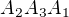 $A_{2}A_{3}A_{1}$