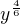 $y^\frac{4}{6}$