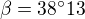 kopírovat do textarea $\beta=38^\circ 13$