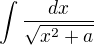 kopírovat do textarea $\int\frac{dx}{\sqrt{x^2+a}}$