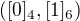 $([0]_4,[1]_6)$