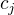 $c_{j}$
