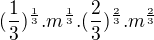 kopírovat do textarea $(\frac13)^{\frac 13}.m^{\frac 13}.(\frac23)^{\frac 23}.m^{\frac 23}$