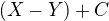 $(X-Y)+C$