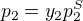 $p_{2}=y_{2}p_{2}^{S}$