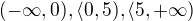 kopírovat do textarea $(-\infty,0), \langle 0,5), \langle 5,+\infty)$