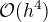 $\mathcal{O}(h^4)$