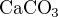 $\text{CaCO}_3$