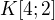 $K[4;2]$