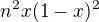 $n^2x(1-x)^{2}$
