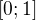 $ [0;1]$
