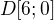 $D[6;0]$