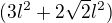 kopírovat do textarea $ (3l^{2}+2\sqrt{2}l^{2})$