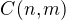 $C(n,m)$