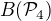 $B(\mathcal{P}_4)$