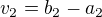 kopírovat do textarea $v_{2}=b_{2}-a_{2}$