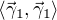 $\langle\vec\gamma_1,\vec\gamma_1\rangle$