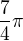 $\frac{7}{4}\pi $